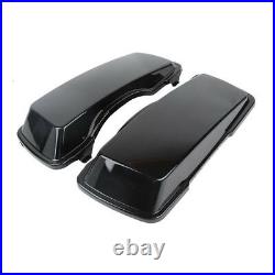 1 Paire Sacoches Couvercle Noir pour Harley-Davidson Touring 94-13 1 Paire Sacoches Couvercle Noir pour Harley-Davidson Touring 94-13