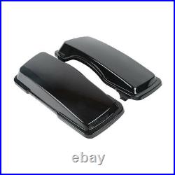 1 Paire Sacoches Couvercle Noir pour Harley-Davidson Touring 94-13 1 Paire Sacoches Couvercle Noir pour Harley-Davidson Touring 94-13