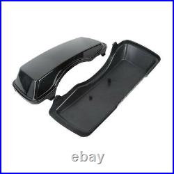 1 Paire Sacoches Couvercle Noir pour Harley-Davidson Touring 94-13 1 Paire Sacoches Couvercle Noir pour Harley-Davidson Touring 94-13