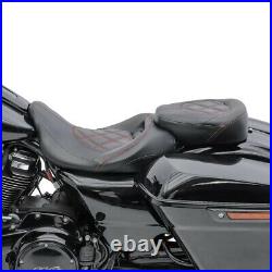 2x Banc pour Harley Davidson Touring 09-21 Siège confort Craftride Tour RH3 noir