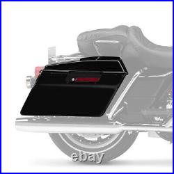 2x Saccoches pour Harley Davidson modèles Touring 2014-2021 Craftride Tour Noir