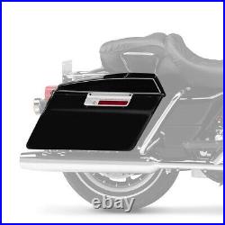 2x Saccoches pour Harley Davidson modèles Touring 2014- 2021 Craftride Tour Noir