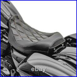 2x Solo Seat Low Profile pour Harley Davidson Touring 09-22 selle du pilote Craf