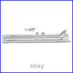 39 Fishtail Double échappement Slip On Silencieux pr Harley Touring FLHT 17-24 39 Fishtail Double échappement Slip On Silencieux pr Harley Touring FLHT 17-24