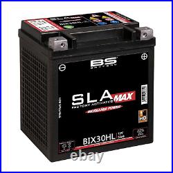 Batterie Harley/Davidson 1690 / Touring BS Sla-Max BIX30HL12V 30 Ah 400 Cca Moto