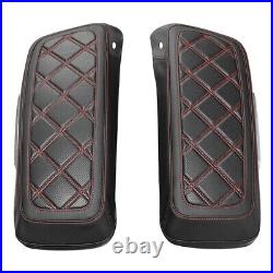 Couvercle sacoches rigides pour Harley Davidson Touring modèles 14-24 rouge