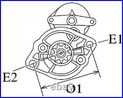 Démarreur Pour Harley Davidson Dyna Softail Touring Twincam 96 (1.4)