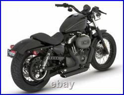 Échappement Vance & Hines Coups Courts Noirs Harley Davidson Sportster Roadster