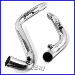 Echappement pour Harley-Davidson Sportster Dyna Softail Touring Drag Pipe chrome