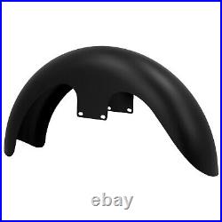 Garde-boue avant noir Matt 130/R21 pour Harley Touring Road King Street Glide