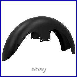 Garde-boue avant noir Matt 130/R21 pour Harley Touring Road King Street Glide