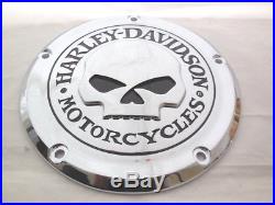 HARLEY DAVIDSON Crâne DERBY COVER CAPOT / couvercle carter d'em brayage Touring