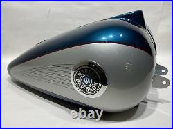 Harley-Davidson 2002-07 Touring Electra Route Rue Glide Gas Réservoir Luxe Teal