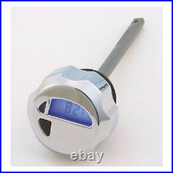 Jaugeur Numérique Thermomètre Hex, Chrome pour Harley-Davidson Touring 07-16 Jaugeur Numérique Thermomètre Hex, Chrome pour Harley-Davidson Touring 07-16