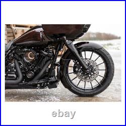 Killer Custom Gabel Cover, Noir, Pour Harley Davidson Touring 14-21