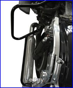 Kit de protection de sacoche Twin Rail Harley Davidson Touring 14-20 noir