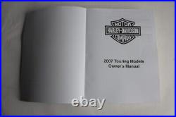 Livre Harley Davidson Touring Models modèle du propriétaire 2007 (68178)