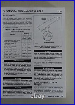 Manuel D'Atelier Harley Davidson Touring Modèles 2003 Etat 08/2002