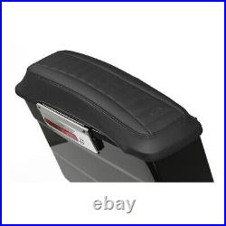 Mustang Deluxe Valise Couvercle Noir, pour Harley-Davidson Touring 93-13