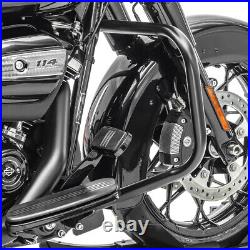 Pare carter pour Harley Davidson Touring 09-21 Craftride TR2 noir