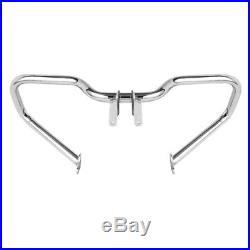 Pare cylindre chopped pour Harley-Davidson Touring 09-18 Craftride chrome