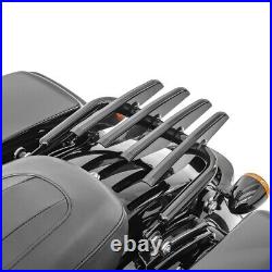 Portebagages + Kit Montage pour Harley Davidson Touring 14-20 Craftride XB noir