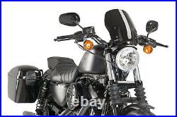 Puig Pare-brise Naked N. G. Touring Pour Harley D. Sportster Iron 2011 Noir