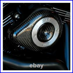 S&S Stealth Filtre Larme Charbon pour Harley-Davidson Softail/Touring 18-20