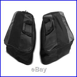Sacoches Rigides LB pour Harley Touring 94-13 avec sacs d'interieurs noir