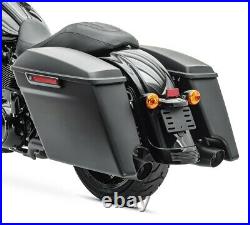 Sacoches Rigides Prolongés pour Harley Davidson Touring 14-20 noir mat