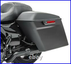 Sacoches Rigides Prolongés pour Harley Davidson Touring 14-20 noir mat