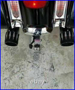 Silencieux échappement Slip-On Dual Pipes pr HARLEY Touring 2017+ Electra Glide