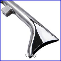 Silver 36 Straight Fishtail Muffler Exhaust for Harley pour Davidson Touring
