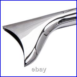 Silver 36 Straight Fishtail Muffler Exhaust for Harley pour Davidson Touring