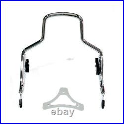 Sissy BAR Complet, 9,5, Amovible, Chrome, pour Harley-Davidson Touring 09-20