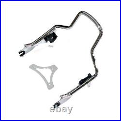 Sissy BAR Complet, 9,5, Amovible, Chrome, pour Harley-Davidson Touring 09-20