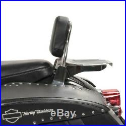 Sissy Bar CSS Fix pour Harley-Davidson Touring 09-13 porte bagages inox