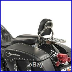 Sissy Bar CSS Fix pour Harley-Davidson Touring 09-13 porte bagages inox