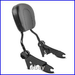 Sissy Bar avec porte bagages pour Harley Davidson Touring 09-20 noir