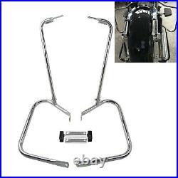 Support de sacoche arrière en acier barre Chrome pour Harley Touring 1997-2008
