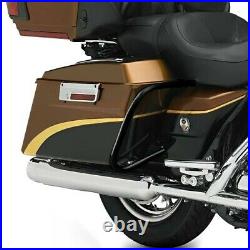 Support de sacoche rigide pour Harley Touring 97-08 protection arrière noir
