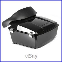 Valise Top case King pour Harley Davidson Touring 97-13 Grill bagages chrome GB1