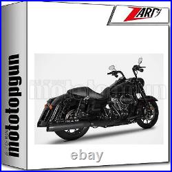 Zard Racing Pot D'echappement Acier Noir N Harley Davidson Touring M8 2021 21